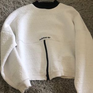 Adidas crewneck with zipper